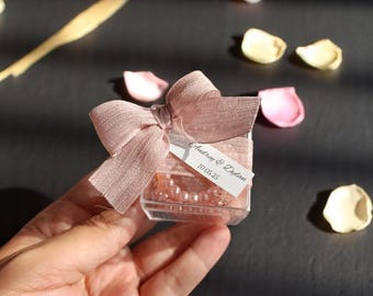 Pink Pearl Tasbih in Gift Box – Islamic Wedding Favor