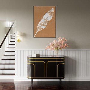 Obra de arte bohemia enmarcada: arte mural ecléctico, decoración bohemia chic, lámina de inspiración gitana, arte étnico, póster bohemia colorido