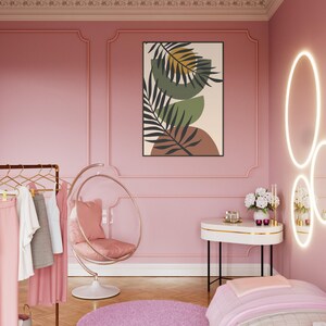 Obra de arte bohemia enmarcada: arte mural ecléctico, decoración bohemia chic, lámina de inspiración gitana, arte étnico, póster bohemia colorido