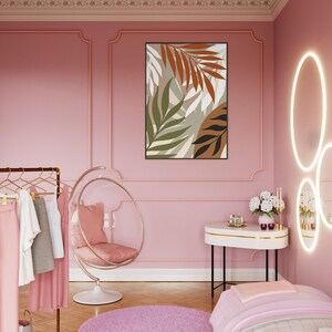 Obra de arte bohemia enmarcada: arte mural ecléctico, decoración bohemia chic, lámina de inspiración gitana, arte étnico, póster bohemia colorido