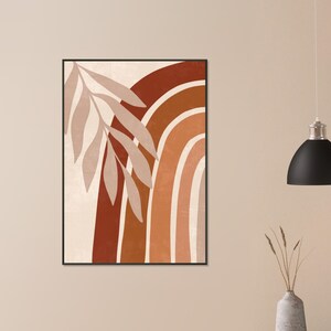 Obra de arte bohemia enmarcada: arte mural ecléctico, decoración bohemia chic, lámina de inspiración gitana, arte étnico, póster bohemia colorido