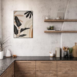 Obra de arte bohemia enmarcada: arte mural ecléctico, decoración bohemia chic, lámina de inspiración gitana, arte étnico, póster bohemia colorido
