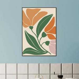 Obra de arte bohemia enmarcada: arte mural ecléctico, decoración bohemia chic, lámina de inspiración gitana, arte étnico, póster bohemia colorido