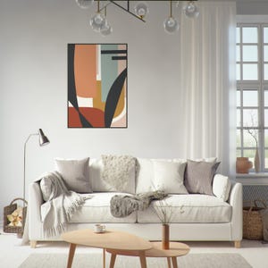 Obra de arte bohemia enmarcada: arte mural ecléctico, decoración bohemia chic, lámina de inspiración gitana, arte étnico, póster bohemia colorido