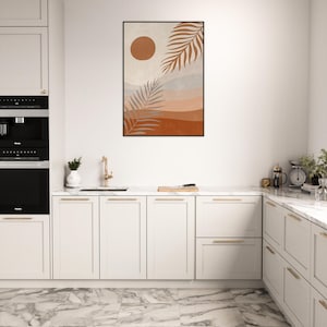 Obra de arte bohemia enmarcada: arte mural ecléctico, decoración bohemia chic, lámina de inspiración gitana, arte étnico, póster bohemia colorido