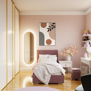 Obra de arte bohemia enmarcada: arte mural ecléctico, decoración bohemia chic, lámina de inspiración gitana, arte étnico, póster bohemia colorido