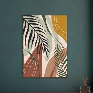 Obra de arte bohemia enmarcada: arte mural ecléctico, decoración bohemia chic, lámina de inspiración gitana, arte étnico, póster bohemia colorido