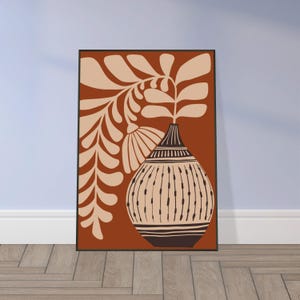 Obra de arte bohemia enmarcada: arte mural ecléctico, decoración bohemia chic, lámina de inspiración gitana, arte étnico, póster bohemia colorido