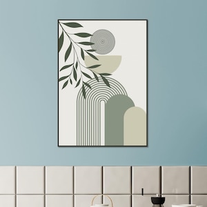 Obra de arte bohemia enmarcada: arte mural ecléctico, decoración bohemia chic, lámina de inspiración gitana, arte étnico, póster bohemia colorido