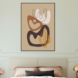 Obra de arte bohemia enmarcada: arte mural ecléctico, decoración bohemia chic, lámina de inspiración gitana, arte étnico, póster bohemia colorido