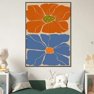Obra de arte bohemia enmarcada: arte mural ecléctico, decoración bohemia chic, lámina de inspiración gitana, arte étnico, póster bohemia colorido