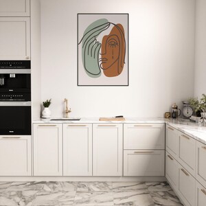 Obra de arte bohemia enmarcada: arte mural ecléctico, decoración bohemia chic, lámina de inspiración gitana, arte étnico, póster bohemia colorido