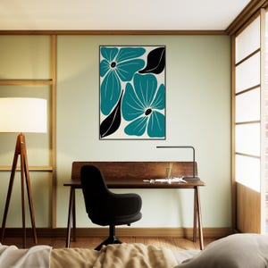 Obra de arte bohemia enmarcada: arte mural ecléctico, decoración bohemia chic, lámina de inspiración gitana, arte étnico, póster bohemia colorido