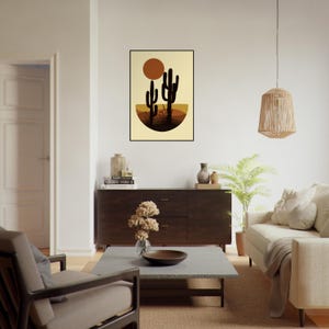 Obra de arte bohemia enmarcada: arte mural ecléctico, decoración bohemia chic, lámina de inspiración gitana, arte étnico, póster bohemia colorido