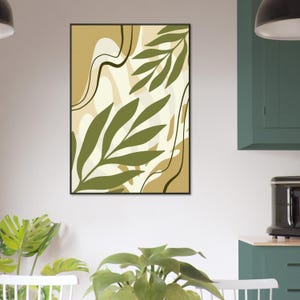 Obra de arte bohemia enmarcada: arte mural ecléctico, decoración bohemia chic, lámina de inspiración gitana, arte étnico, póster bohemia colorido