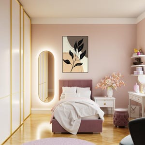 Obra de arte bohemia enmarcada: arte mural ecléctico, decoración bohemia chic, lámina de inspiración gitana, arte étnico, póster bohemia colorido