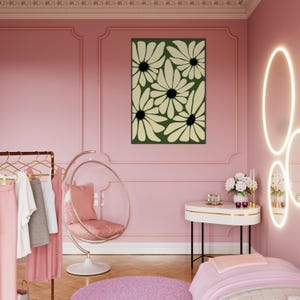 Obra de arte bohemia enmarcada: arte mural ecléctico, decoración bohemia chic, lámina de inspiración gitana, arte étnico, póster bohemia colorido