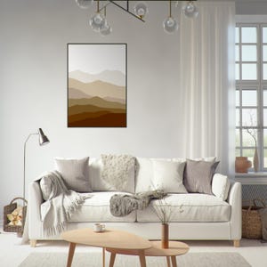 Obra de arte bohemia enmarcada: arte mural ecléctico, decoración bohemia chic, lámina de inspiración gitana, arte étnico, póster bohemia colorido