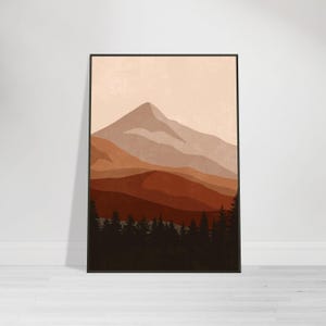 Obra de arte bohemia enmarcada: arte mural ecléctico, decoración bohemia chic, lámina de inspiración gitana, arte étnico, póster bohemia colorido