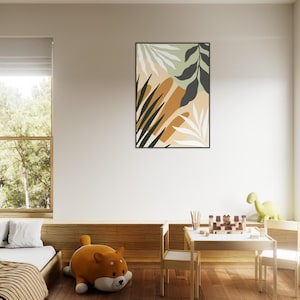 Obra de arte bohemia enmarcada: arte mural ecléctico, decoración bohemia chic, lámina de inspiración gitana, arte étnico, póster bohemia colorido
