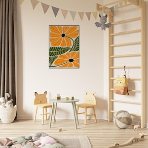 Obra de arte bohemia enmarcada: arte mural ecléctico, decoración bohemia chic, lámina de inspiración gitana, arte étnico, póster bohemia colorido