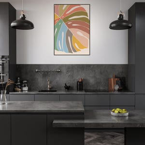 Obra de arte bohemia enmarcada: arte mural ecléctico, decoración bohemia chic, lámina de inspiración gitana, arte étnico, póster bohemia colorido