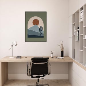 Obra de arte bohemia enmarcada: arte mural ecléctico, decoración bohemia chic, lámina de inspiración gitana, arte étnico, póster bohemia colorido