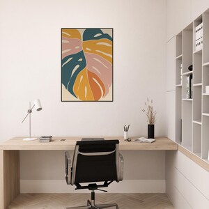 Obra de arte bohemia enmarcada: arte mural ecléctico, decoración bohemia chic, lámina de inspiración gitana, arte étnico, póster bohemia colorido