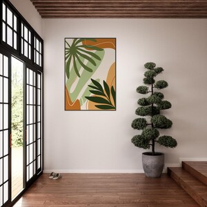 Obra de arte bohemia enmarcada: arte mural ecléctico, decoración bohemia chic, lámina de inspiración gitana, arte étnico, póster bohemia colorido