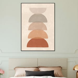 Obra de arte bohemia enmarcada: arte mural ecléctico, decoración bohemia chic, lámina de inspiración gitana, arte étnico, póster bohemia colorido