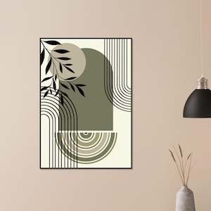 Obra de arte bohemia enmarcada: arte mural ecléctico, decoración bohemia chic, lámina de inspiración gitana, arte étnico, póster bohemia colorido