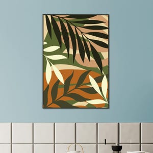 Obra de arte bohemia enmarcada: arte mural ecléctico, decoración bohemia chic, lámina de inspiración gitana, arte étnico, póster bohemia colorido