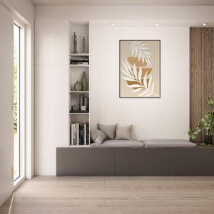 Obra de arte bohemia enmarcada: arte mural ecléctico, decoración bohemia chic, lámina de inspiración gitana, arte étnico, póster bohemia colorido