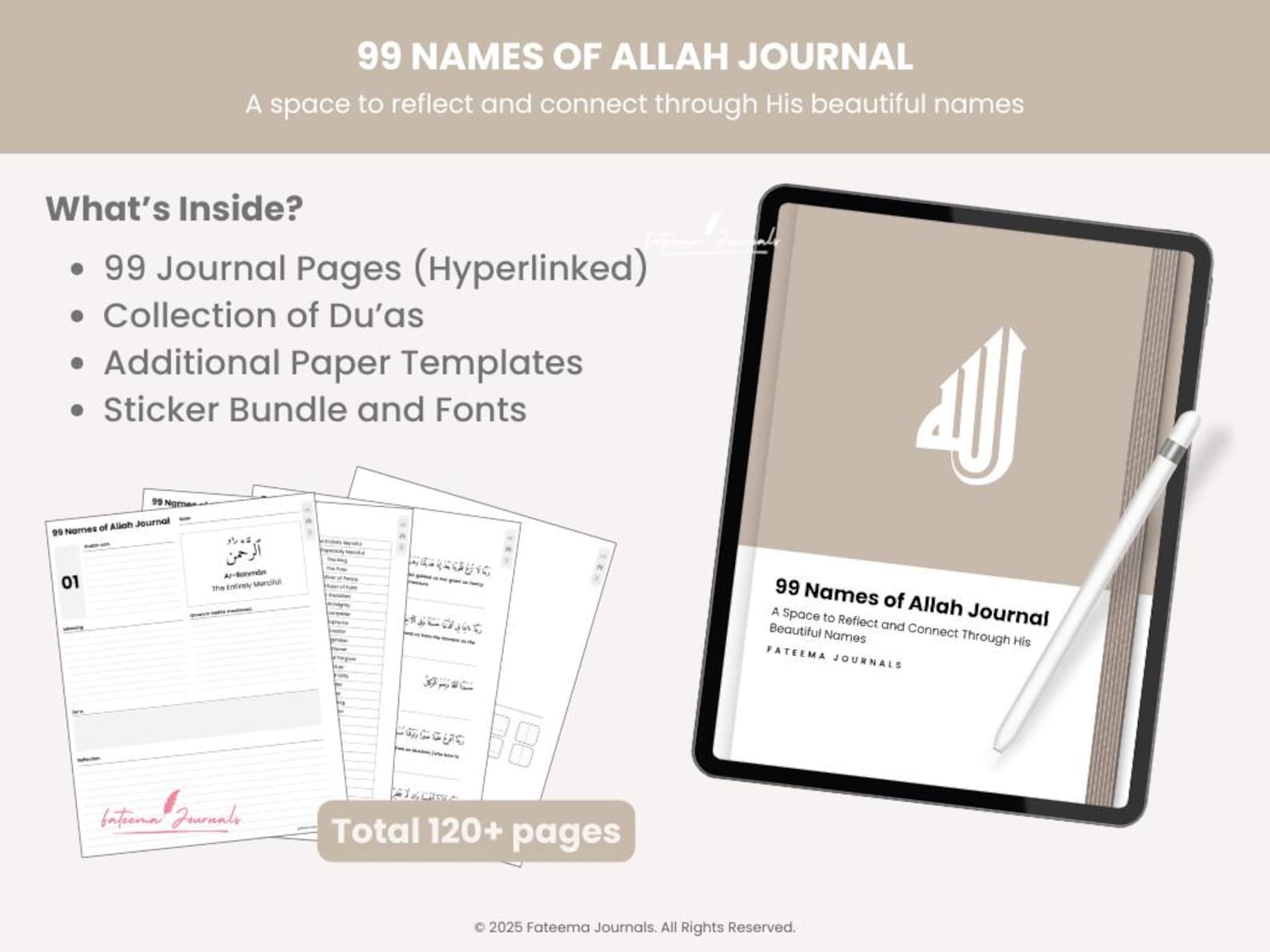99 Names of Allah Journal | Muslim Journal | Digital Journal | Digital ...