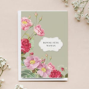 Carte fête des mères à imprimer soi-même / Plaisir d'offrir à sa maman / Anniversaire maman / Cadeau / love / maman / je t'aime maman
