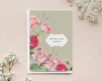Printable Mother's Day card / A pleasure to give to your mom / Mom's birthday / Gift / love / mom / I love you mom