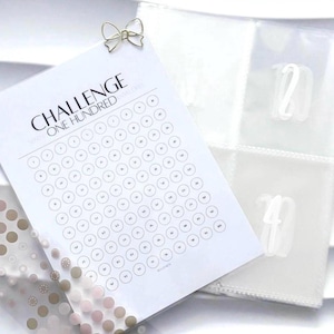 100 Umschläge Spar Challenge | 5050 Euro Sparchallenge | 100 Envelope Savings Challenge | A5