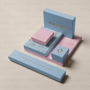 Custom Rigid Boxes | 4.00L x 4.00W x 1.50H Inch | Premium Quality | Print Your Own Design