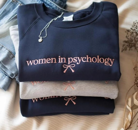 Psychology Major Embroidered Sweatshirt, Women in Psychology Sweatshirt, Funny Psychology Shirt, Psychology Sweatshirt, Psych Student Gift
