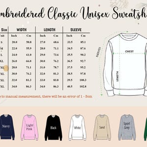 Embroidered Movement is Medicine Sweatshirt, Fitness Sweatshirt, Physical Therapy Sweatshirt, Exercise Lover Gifts image 13