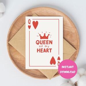 Carte imprimable - fête des mères - best mum - mum queen - mother's day - idée cadeau maman - téléchargement immédiat