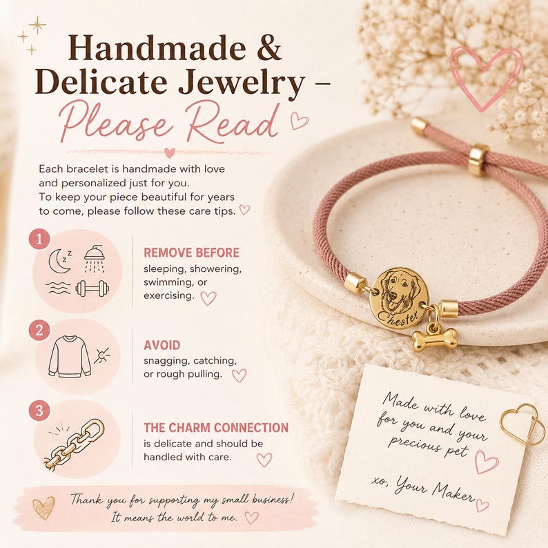 Gold Plated Custom Pet Portrait Bracelet, Engraved Dog Memorial Jewelry, Cat keepsake image 5