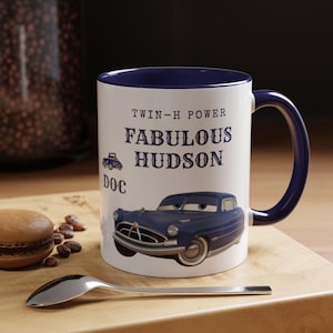 Fabulous Hudson Coffee Mug - Vintage Car Lover Gift, Collectible Mug, Retro Car Decor, Father&#39;s Day Gift, Unique Tea Cup