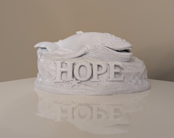 TIMMY der Wal der Hoffnung - Hommage an Hope, das kleine Kerlchen aus der Ostsee. Auf Wunsch auch mit "Timmy" anstelle von "Hope"