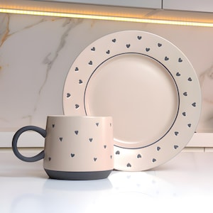 Handmade Pink Ceramic Mug 450 ml – Artisan Pottery Coffee Cup – Unique Pink Glazed Mug – Cozy Gift Idea – Tea Mug – Dishwasher Safe