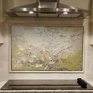 Kitchen Backsplashes, Stove Back Cover— kitchen splashback , Stove backsplash - kitchen tile -farmhouse backsplash
