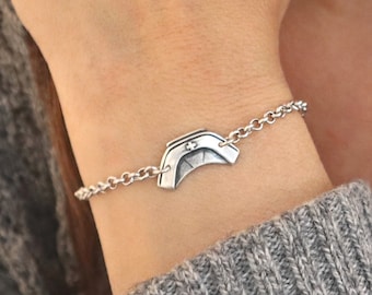 Nurse Bracelet, Sterling Silver Finish, Nurse Jewelry, Nurse Gifts