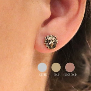 Mens lion earrings hotsell