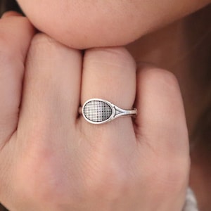 Tennis Ring, Sterling Silver, 24K Gold, Rose Gold Finishes, Tennis Jewelry, Tennis Gifts, Unisex Ring