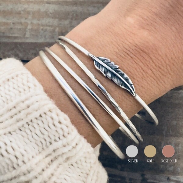 Feather Bracelet Etsy